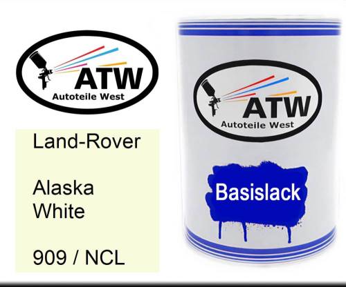 Land-Rover, Alaska White, 909 / NCL: 500ml Lackdose, von ATW Autoteile West.